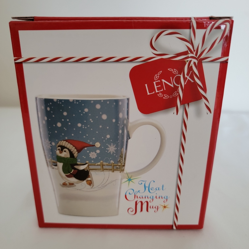 NIB LENOX HEAT CHANGING CHRISTMAS MUG
